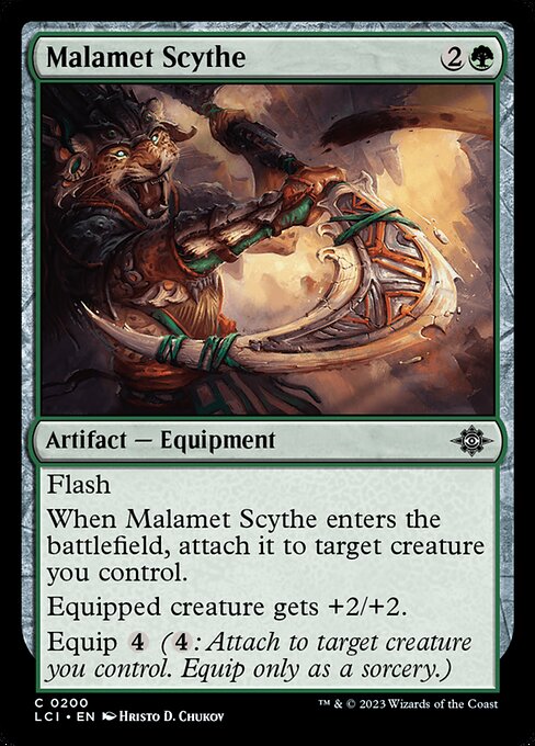 Malamet Scythe - The Lost Caverns of Ixalan LCI - NM - 0200 C