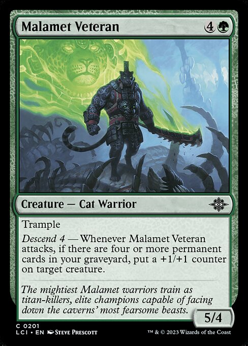 Malamet Veteran - The Lost Caverns of Ixalan LCI - NM - 0201 C