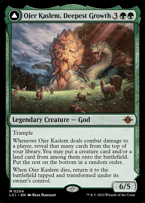 Ojer Kaslem, Deepest Growth - The Lost Caverns of Ixalan LCI - NM - 0204 M