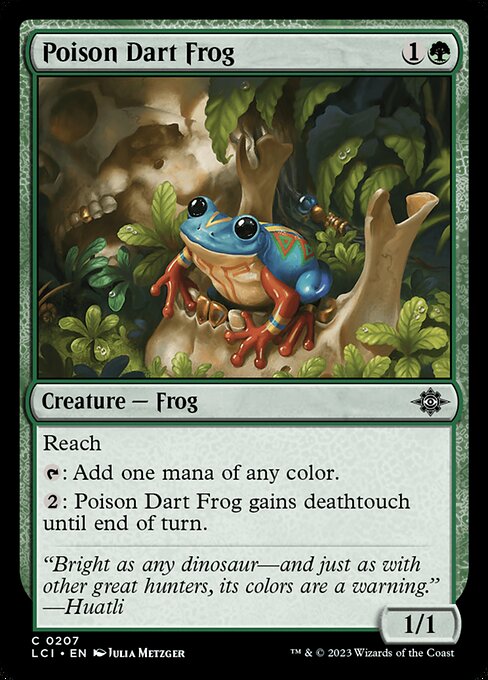 Poison Dart Frog - The Lost Caverns of Ixalan LCI - NM - 0207 C