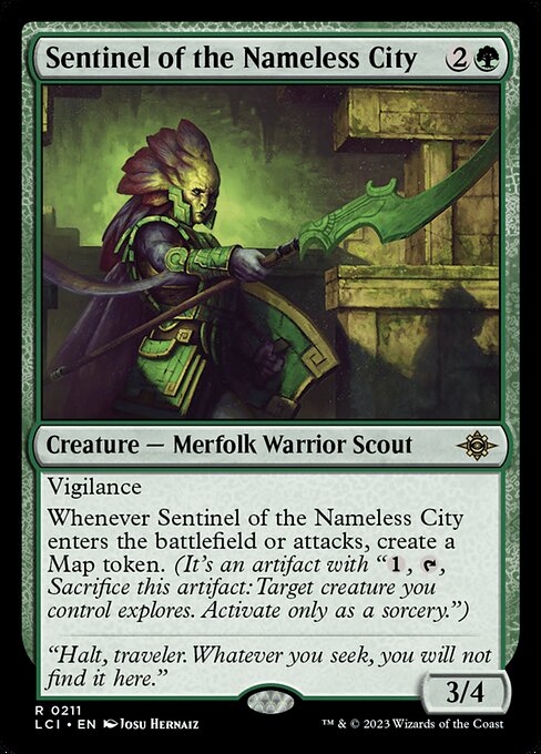 Sentinel of the Nameless City - The Lost Caverns of Ixalan LCI - NM - 0211 R