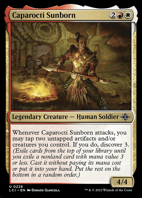 Caparocti Sunborn - The Lost Caverns of Ixalan LCI - NM - 0226 U