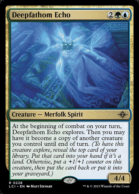 Deepfathom Echo - The Lost Caverns of Ixalan LCI - NM - 0226 R