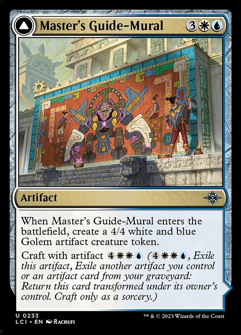 Master's Guide-Mural - The Lost Caverns of Ixalan LCI - NM - 0233 U