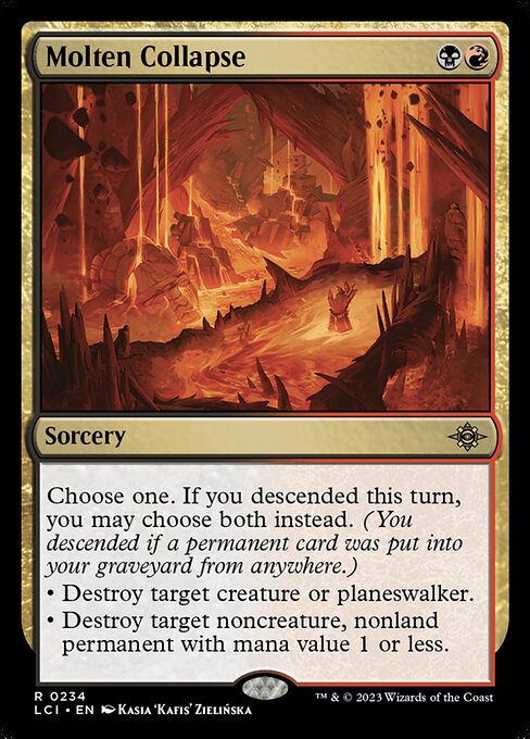 Molten Collapse - The Lost Caverns of Ixalan LCI - NM - 0234 M