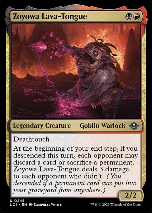 Zoyowa Lava-Tongue - The Lost Caverns of Ixalan LCI - NM - 0245 U