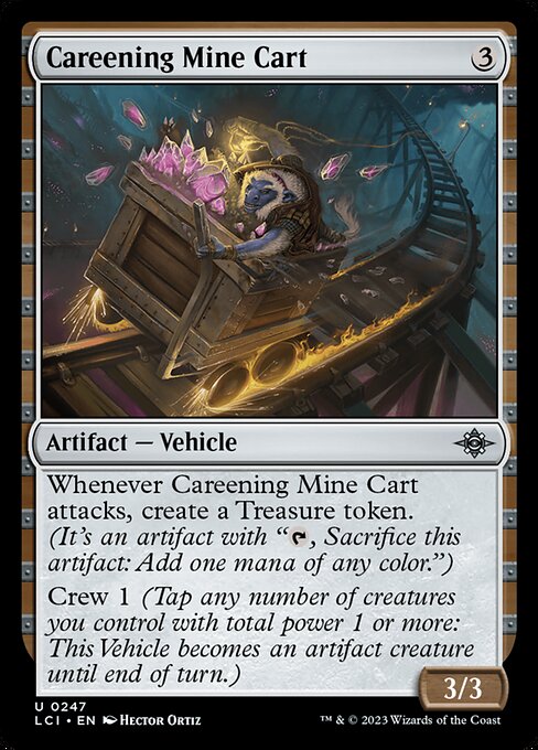 Careening Mine Cart - The Lost Caverns of Ixalan LCI - NM - 0247 U