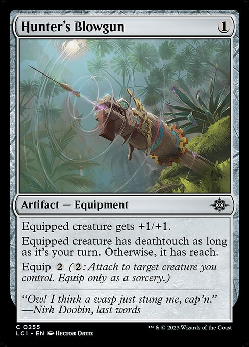 Hunter's Blowgun - The Lost Caverns of Ixalan LCI - NM - 0255 C