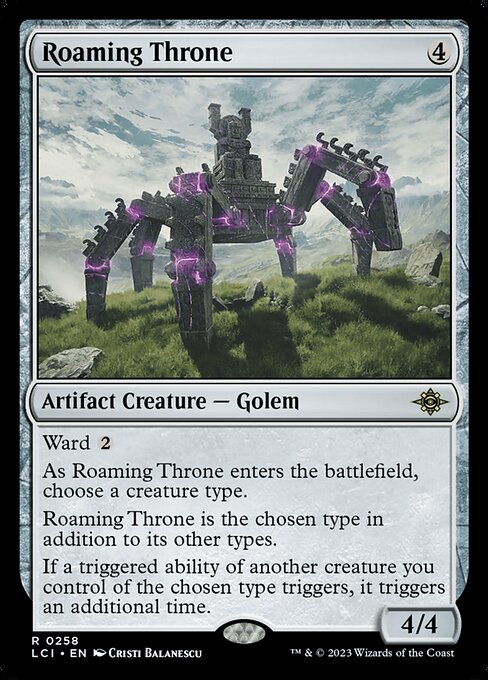 Roaming Throne - The Lost Caverns of Ixalan LCI - NM - 0258 R