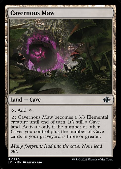 Cavernous Maw - The Lost Caverns of Ixalan LCI - NM - 0270 U