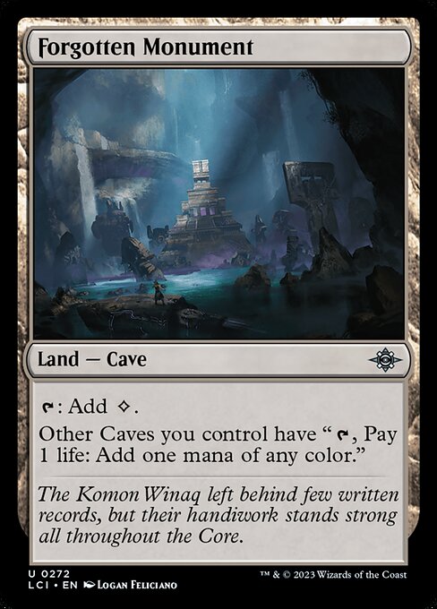 Forgotten Monument - The Lost Caverns of Ixalan LCI - NM - 0272 U