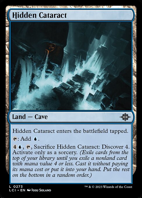 Hidden Cataract - The Lost Caverns of Ixalan LCI - NM - 0273 L