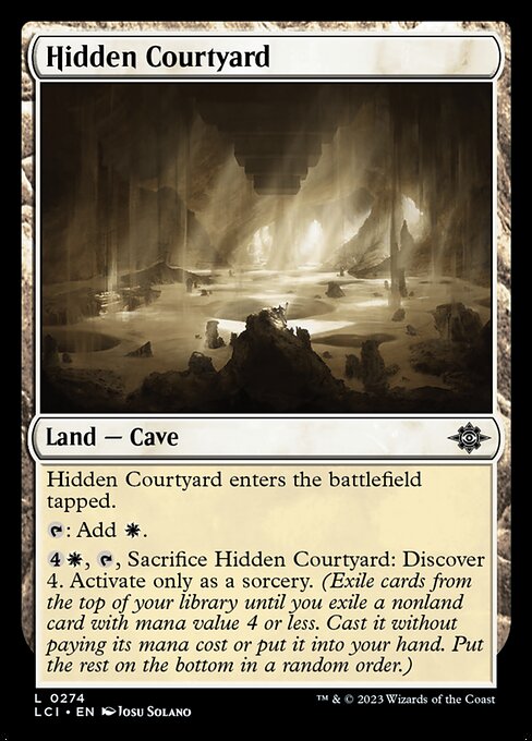 Hidden Courtyard - The Lost Caverns of Ixalan LCI - NM - 0274 L