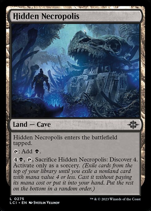 Hidden Necropolis - The Lost Caverns of Ixalan LCI - NM - 0275 L