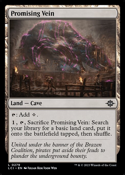 Promising Vein - The Lost Caverns of Ixalan LCI - NM - 0279 L (Foil)