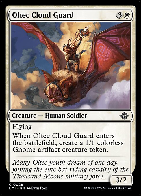 Oltec Cloud Guard - The Lost Caverns of Ixalan LCI - NM - 0028 C