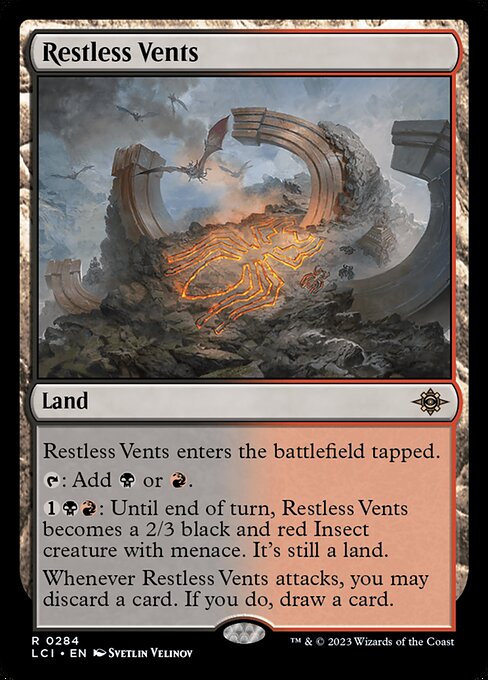 Restless Vents - The Lost Caverns of Ixalan LCI - NM - 0284 R