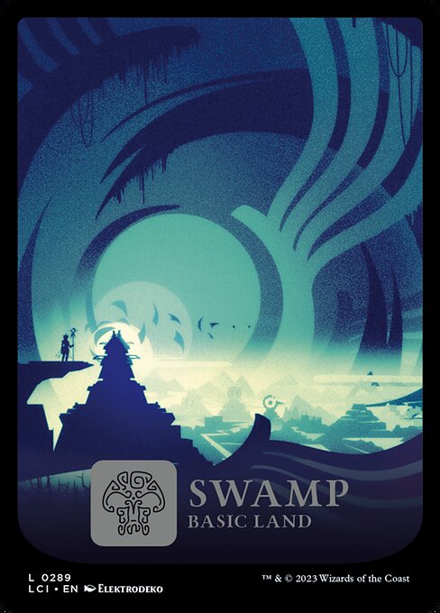 Swamp - The Lost Caverns of Ixalan LCI - NM - 0289 L (Full Art)