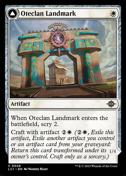 Oteclan Landmark - The Lost Caverns of Ixalan LCI - NM - 0029 C