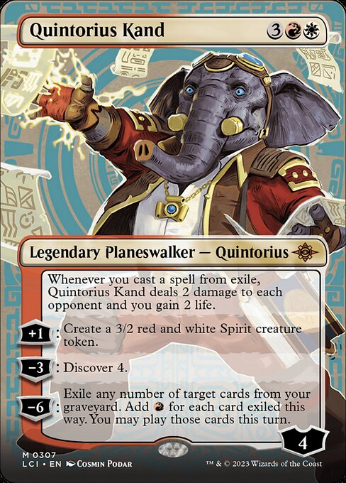 Quintorius Kand - The Lost Caverns of Ixalan LCI - NM - 0307 M (Showcase)