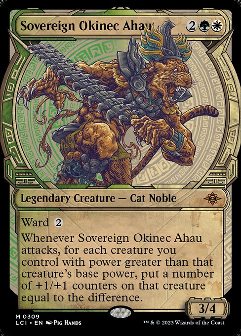 Sovereign Okinec Ahau - The Lost Caverns of Ixalan LCI - NM - 0309 M (Showcase)