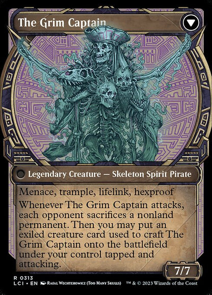 Throne of the Grim Captain - The Lost Caverns of Ixalan LCI - NM - 0313 R (Showcase)