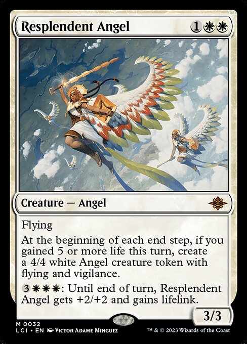 Resplendent Angel - The Lost Caverns of Ixalan LCI - NM - 0032 M