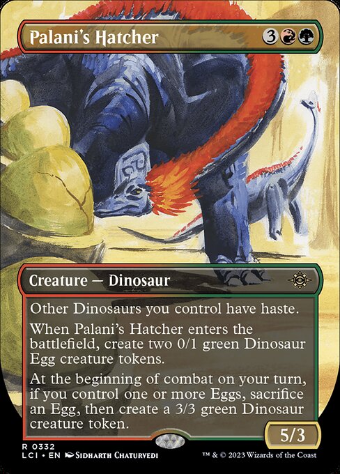 Palani's Hatcher - The Lost Caverns of Ixalan LCI - NM - 0332 R (Borderless)