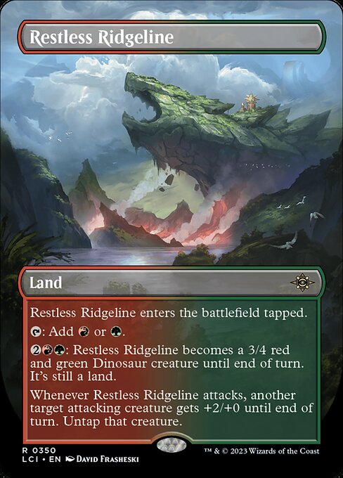 Restless Ridgeline - The Lost Caverns of Ixalan LCI - NM - 0350 R (Borderless)