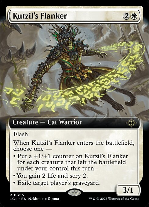 Kutzil's Flanker - The Lost Caverns of Ixalan LCI - NM - 0355 R (Extended Art)