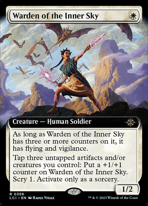 Warden of the Inner Sky - The Lost Caverns of Ixalan LCI - NM - 0359 R (Extended Art)