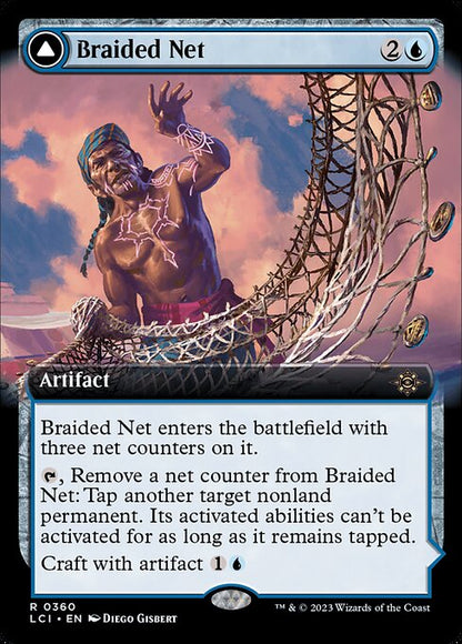 Braided Net - The Lost Caverns of Ixalan LCI - NM - 0360 R (Extended Art)