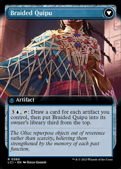 Braided Net - The Lost Caverns of Ixalan LCI - NM - 0360 R (Extended Art)