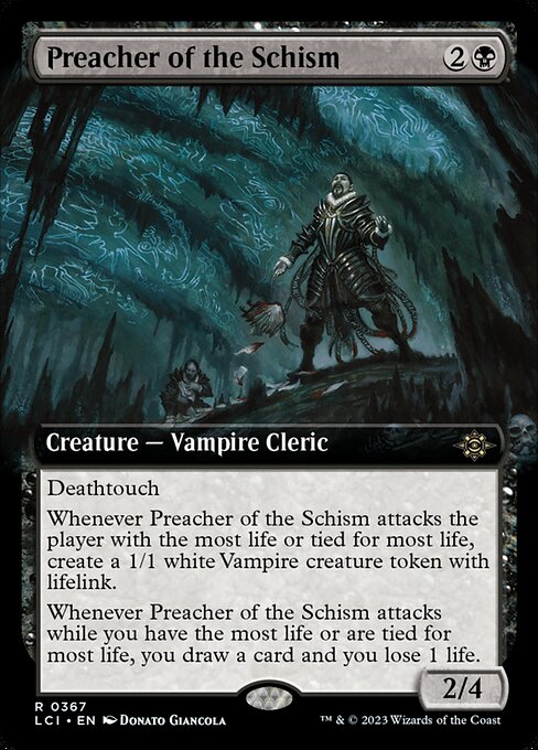 Preacher of the Schism - The Lost Caverns of Ixalan LCI - NM - 0367 R (Extended Art)