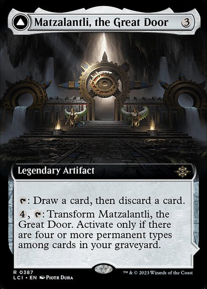 Matzalantli, the Great Door - The Lost Caverns of Ixalan LCI - NM - 0387 R (Extended Art)