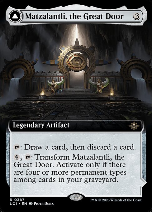 Matzalantli, the Great Door - The Lost Caverns of Ixalan LCI - NM - 0387 R (Extended Art)