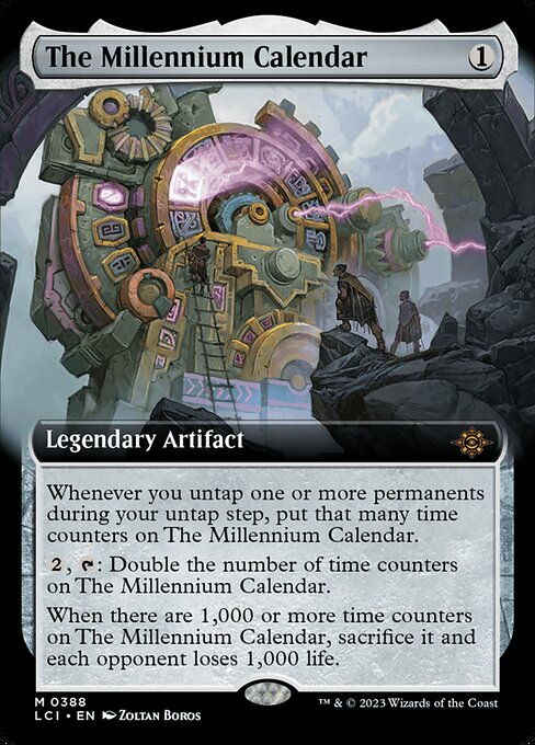 The Millennium Calendar - The Lost Caverns of Ixalan LCI - NM - 0388 M (Extended Art)