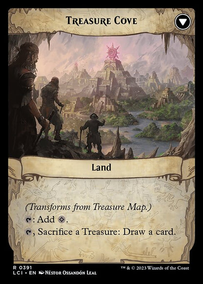 Treasure Map - The Lost Caverns of Ixalan LCI - NM - 0391 R (Extended Art)