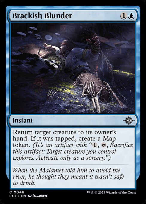 Brackish Blunder - The Lost Caverns of Ixalan LCI - NM - 0046 C