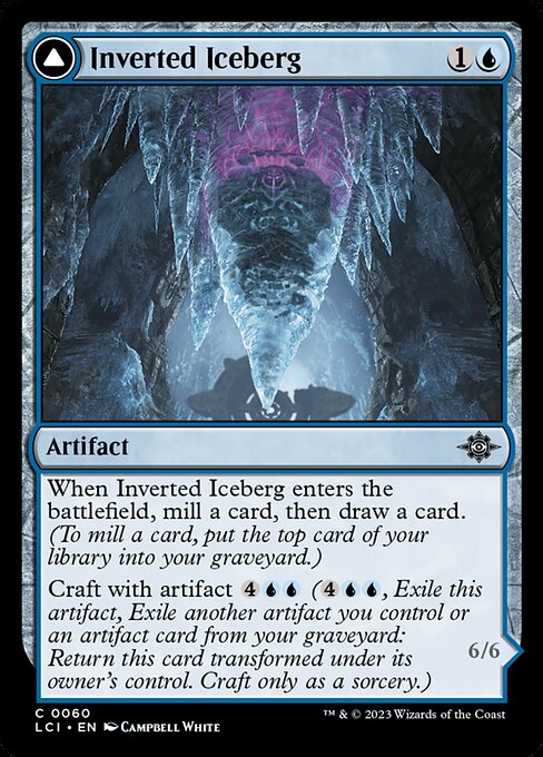 Inverted Iceberg - The Lost Caverns of Ixalan LCI - NM - 0060 C