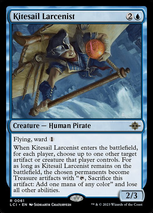 Kitesail Larcenist - The Lost Caverns of Ixalan LCI - NM - 0061 R