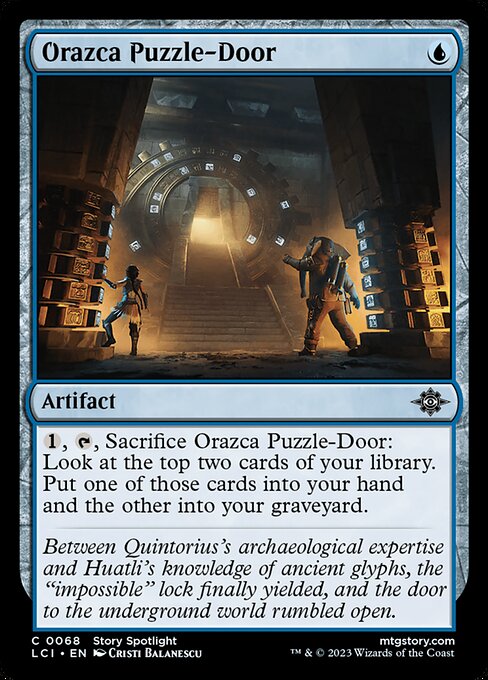 Orazca Puzzle-Door - The Lost Caverns of Ixalan LCI - NM - 0068 C