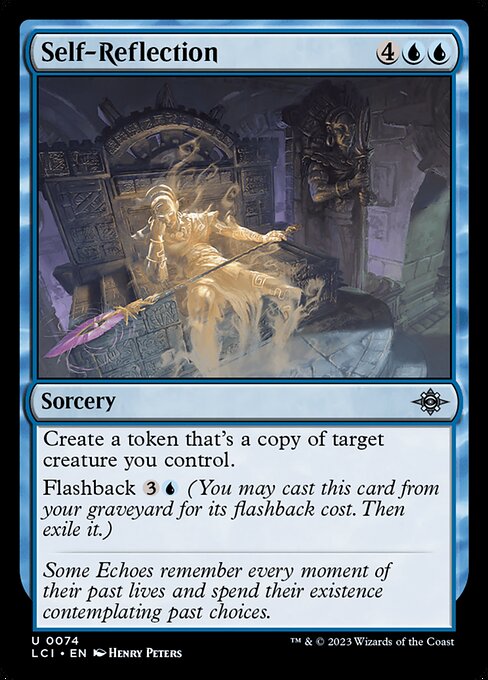 Self-Reflection - The Lost Caverns of Ixalan LCI - NM - 0074 U