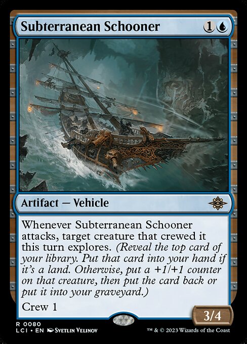 Subterranean Schooner - The Lost Caverns of Ixalan LCI - NM - 0080 R