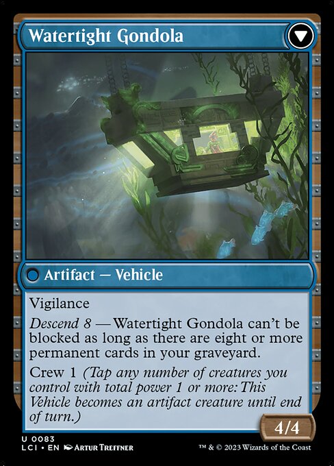 Waterlogged Hulk - The Lost Caverns of Ixalan LCI - NM - 0083 U