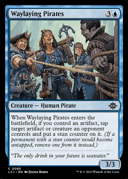 Waylaying Pirates - The Lost Caverns of Ixalan LCI - NM - 0085 C