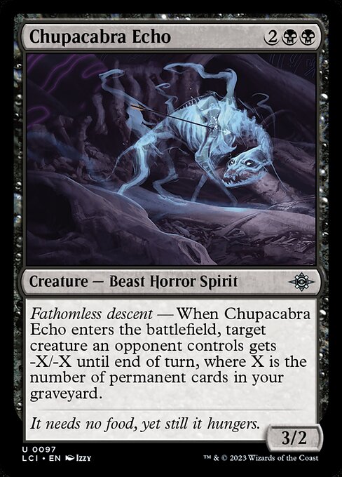 Chupacabra Echo - The Lost Caverns of Ixalan LCI - NM - 0097 U