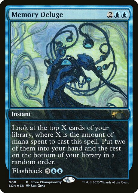 Memory Deluge - Store Championship - NM - 008 P (Foil)