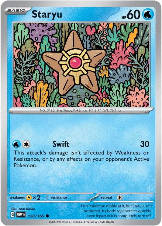 Staryu - 120/165 C - Scarlet & Violet 151 - Pokemon TCG