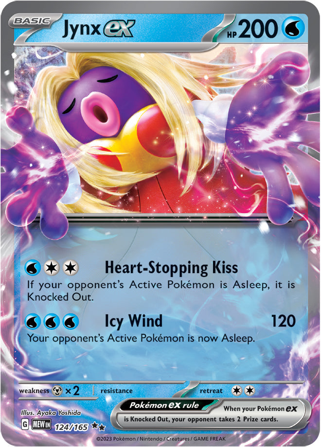 Jynx ex - 124/165 DR - Scarlet & Violet 151 - Pokemon TCG (Holo)